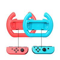 Wheel Steering Case For Switch Joy-Con Controller 2pcs (Set of 2) Blue and Red