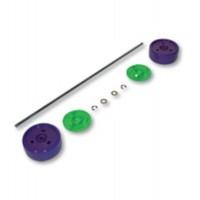 Wheel Kit Assy Purple/Lime