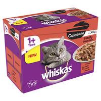 Whiskas 1+ Cat Food Casserole Meaty Selection 85g 12 Pack