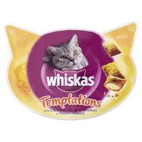 Whiskas Cat Treats Temptations Chicken and Cheese 60g