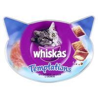 whiskas cat treats temptations salmon 60g