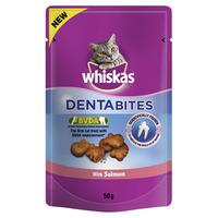 Whiskas Cat Treat Dentabites Salmon 50g