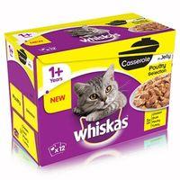Whiskas 1+ Casserole Poultry Selection in Jelly - Saver Pack: 48 x 85g