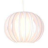 White Side Pleat Onion Light Shade (D)32cm