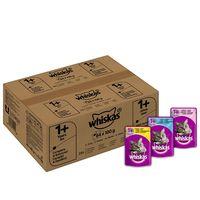 Whiskas 1+ Mixed Selection 84 x 100g - Mixed Selection in Gravy