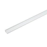 White Plastic Floor Edge Trim 2 X2 M