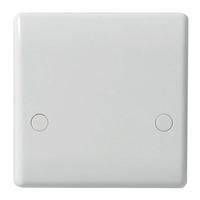 white slim profile 45a cooker connection unit white e25064