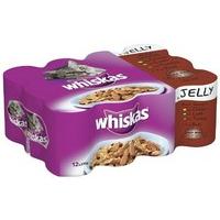 Whiskas Can Jelly Selection 12 x 390g (Pack of 2)