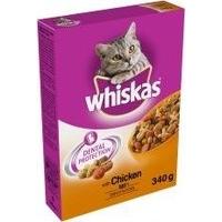 Whiskas Dry With Chicken 340g (Pack of 6)