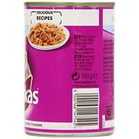 Whiskas Cat Food Cans Fish Selection in Jelly, 12 x 390g