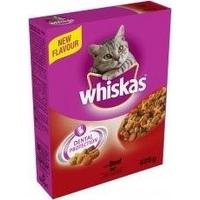 Whiskas Dry With Beef 825g (Pack of 5)