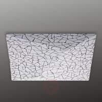 white black textile ceiling light zen 60 cm