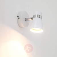 White Arjen wall light with GU10 LED