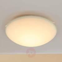 White Mirna LED ceiling lamp with a round shape