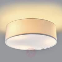 White fabric ceiling light Sebatin