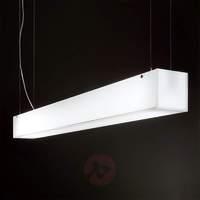 White hanging light GLUÈD, 2 x 54 W