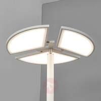 White Aurela LED floor lamp