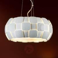 White hanging light Quios with a great lampshade