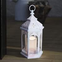 White LED decorative lamp Amber Lantern