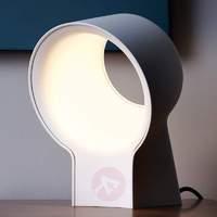 White designer table lamp La Lente