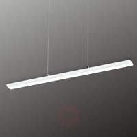 White Pellaro LED hanging light with dimmer