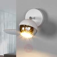 White GU10 spotlight Arvin with LED lamp