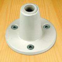 White Screw Down Bench Bracket