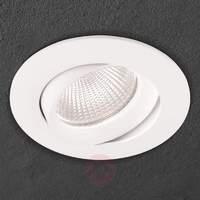 White LED recessed ceiling light Mariam, round
