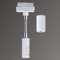 White flex-pendant adapter for URail track system