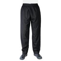 whites vegas chef trousers polycotton black xl