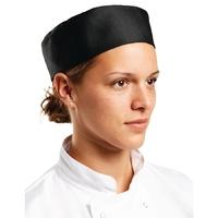 Whites Chefs Skull Cap Polycotton Black - XL