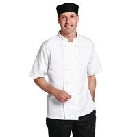 Whites Boston Short Sleeve Chefs Jacket White S