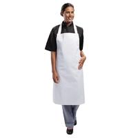 whites bib apron polycotton white