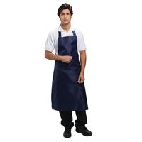 whites bib apron navy blue