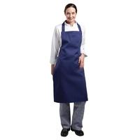 whites bib apron royal blue