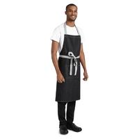 whites southside bib apron denim black