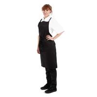 Whites Southside X-Cross Back Bib Apron Black