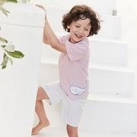 Whale Striped Pyjamas (1-12yrs)