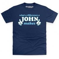 what a difference a john makes t shirt