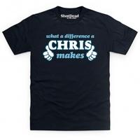 What A Difference A Chris Makes T Shirt