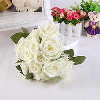 white rose flower bride bridal wedding bouquets accessaries party deco ...