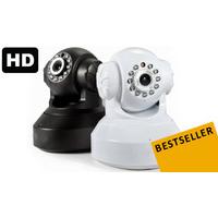 White Wireless IP Surveillance Camera with Night Vision