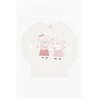 White Peppa Pig And Suzy Sheep Top