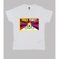 white shirt - free tibet