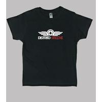 white logo shirt child distritogroove