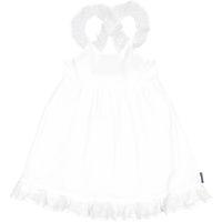 white cotton kids dress white quality kids boys girls