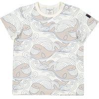 Whale Print Baby T-shirt - White quality kids boys girls