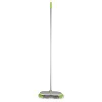 Wham Shine Deluxe Broom Stiff with Handle Silver/Lime, Grey