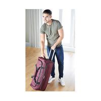 wheeled luggage 1 1 free burgundy x 2 polyester