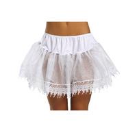 White Teardrop Lace Petticoat